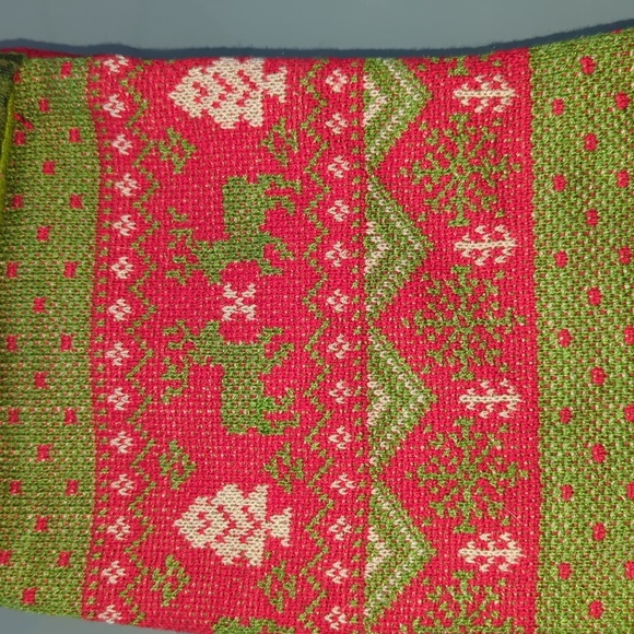 Macy's Christmas Stocking - Reindeer Knit Holiday Stocking Home Decor Gift - Picture 4 of 7